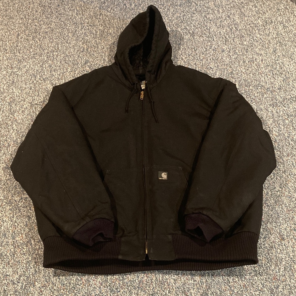 Carhartt Men's Black Hooded Performance Jacket
